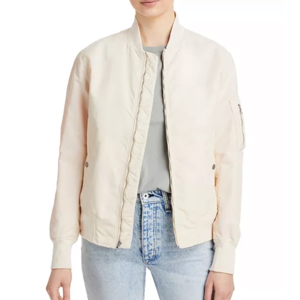 Rag&Bone Womens Bomber Jacket - Size Sml